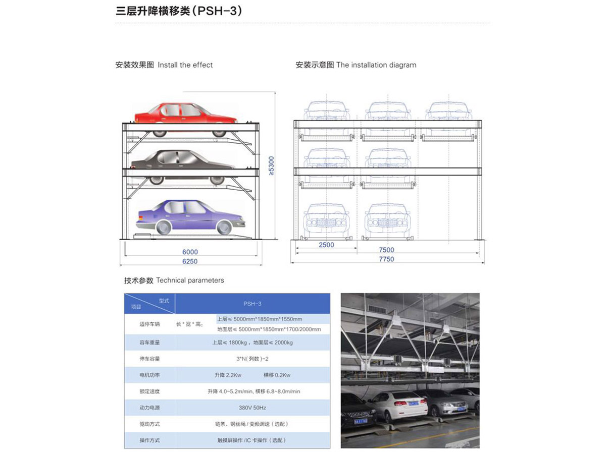 三層升降橫移類(PSH-3)